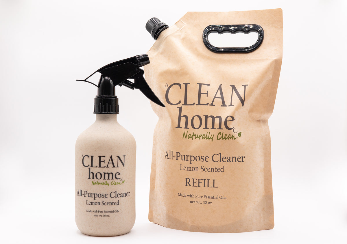 All-Purpose Cleaner Refill - Natural Plant-Based Multi-Surface, 32 oz, 4-Pack Case