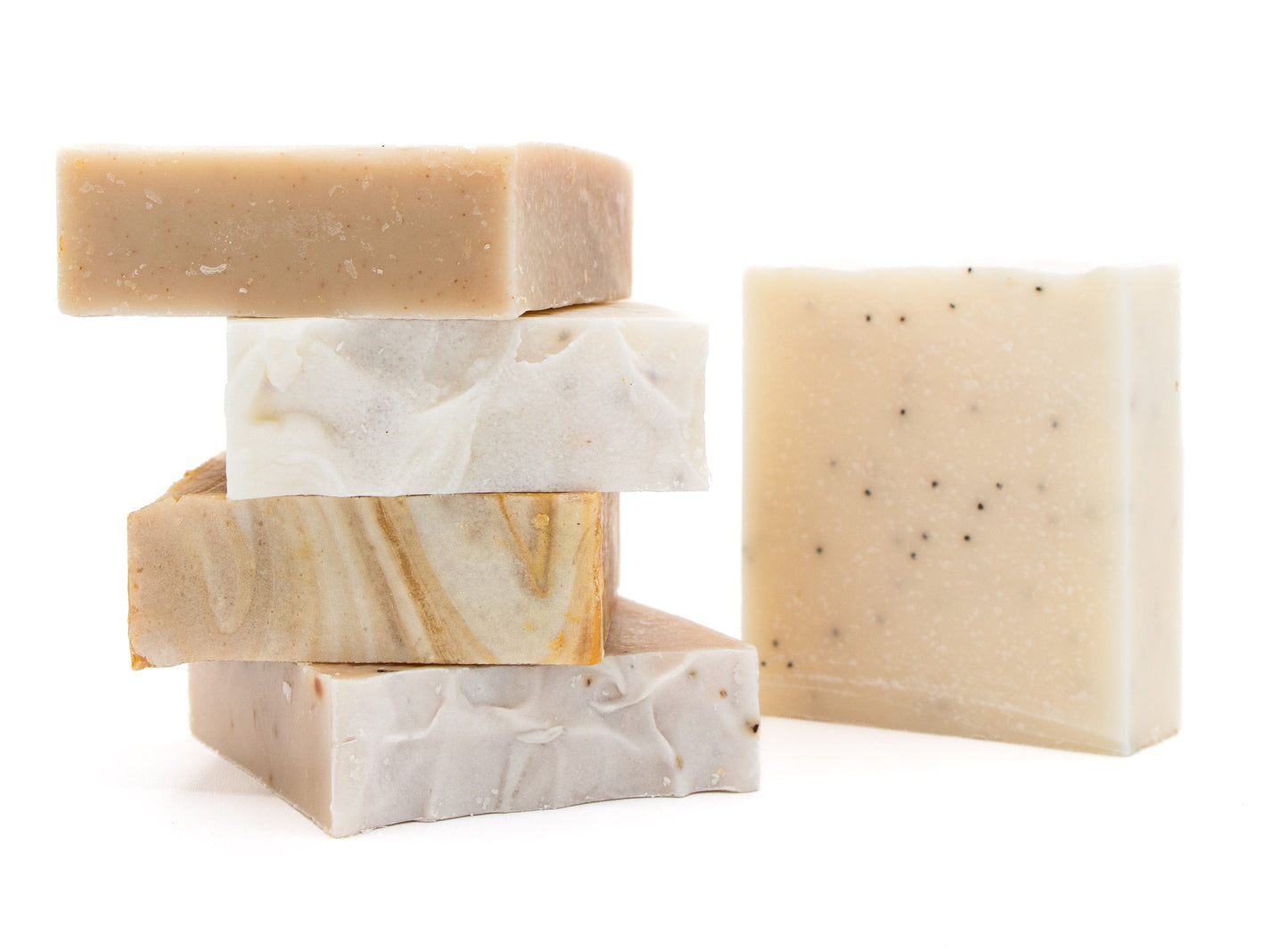 Natural Bar Soap - Big Lathers, Full Size, 3.8 oz, 4-Pack Case