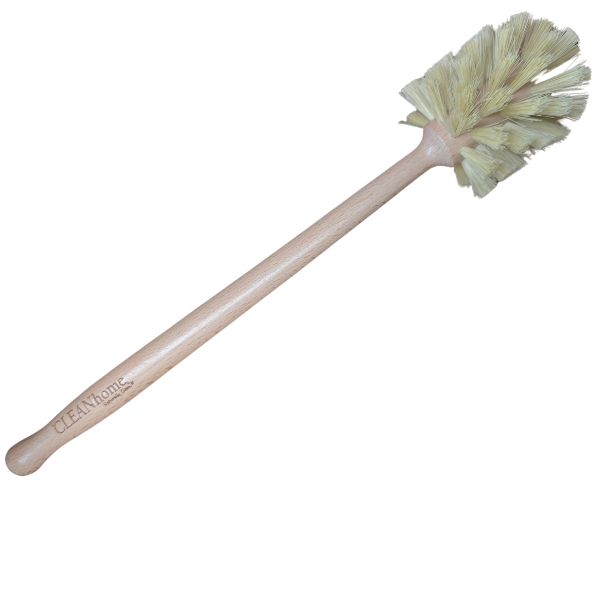 Natural Bamboo Bottle Brush - Sisal Bristles, 1 ct, 4-Pack Case
